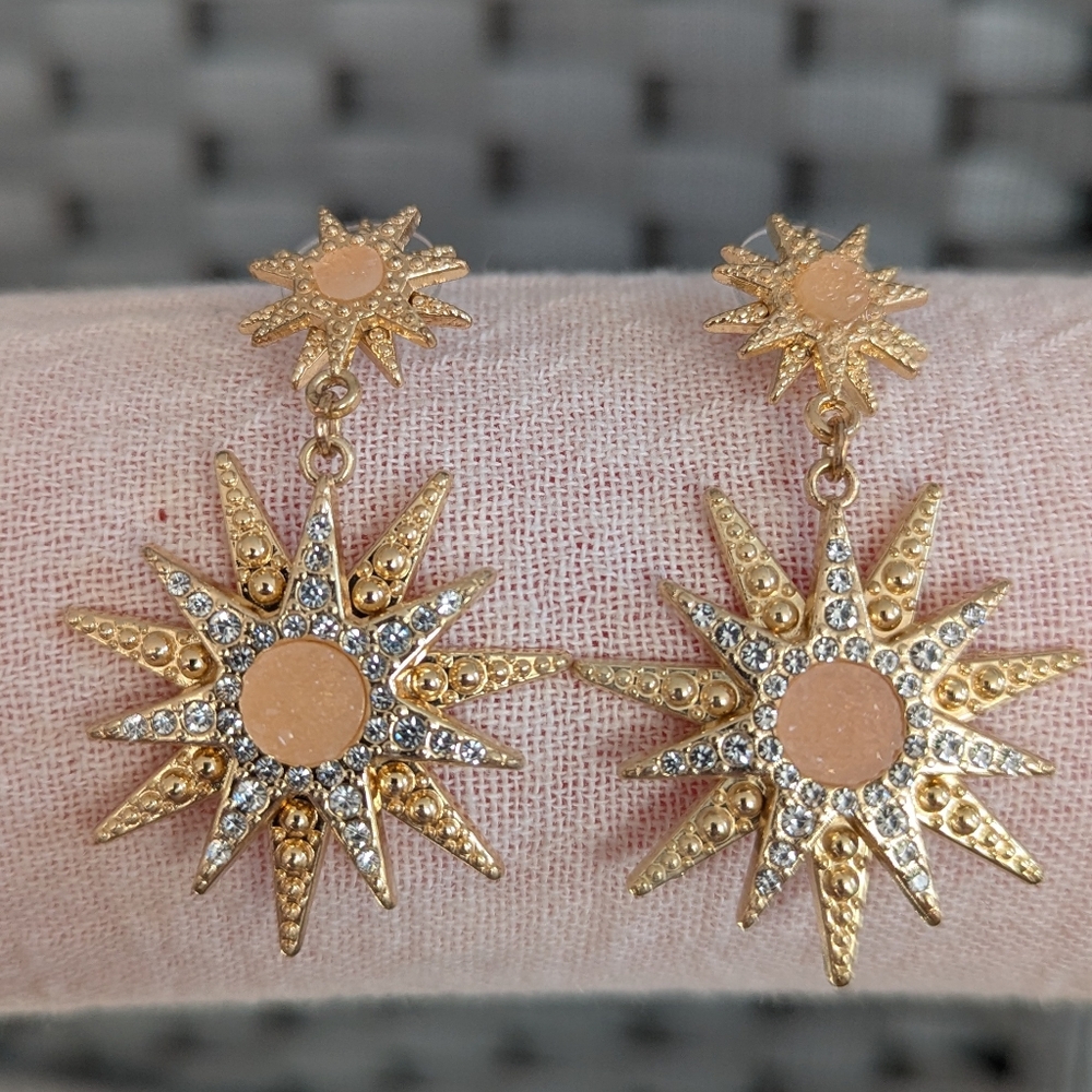 Sugarfix by Baublebar Gold Tone Sunburst Earrings